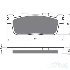 Klocki hamulcowe Goldren 355 S3