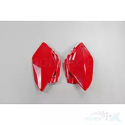 Osłony tylne górne komplet czerwony UFO Plast Honda CRF 450 R 07-08