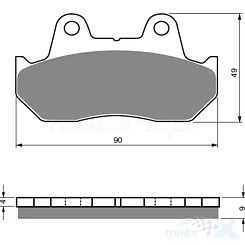 Klocki hamulcowe Gold Fren 049 S3