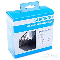 Wolnobieg rowerowy, 9 rzędów, Shimano, typ HG-400 ICSHG4009128 kaseta 11-12-13-14-16-18-21-24-28