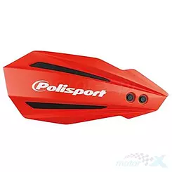 Osłony dłoni, handbary, uniwersalne, czerwone, Polisport Bullit