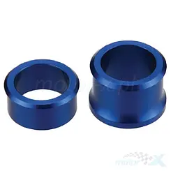 Tuleje dystansowe koła przedniego, niebieskie, Accel WSF02BL (11-1100), YZ 125/250 '08-'22, YZF 250/450 '07-'13, YZ 125X/250X '16-'22 