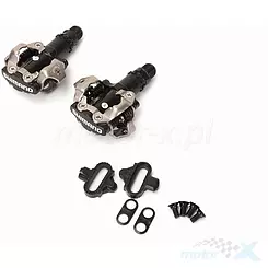 Pedały rowerowe, czarne, Shimano, SPD M520, EPD M520L box