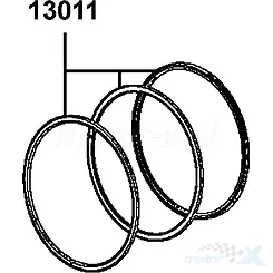 Pierścienie tłoka 92.00mm Kymco MXU, Xciting 500 / 550