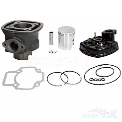 Cylinder kompletny z głowicą 47.00mm 70cc, czworokątny Power Force Gilera / Piaggio LC