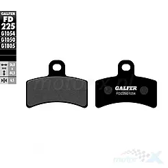 Klocki hamulcowe Galfer Semi Metal Street FD225G1054