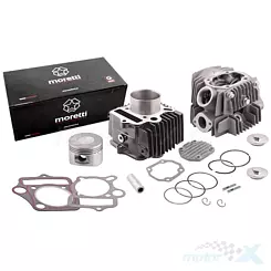 Cylinder kompletny z głowicą, 52.40mm 110cc, sworzeń 13mm, Moretti Parts, 152FMH 110 4T AC