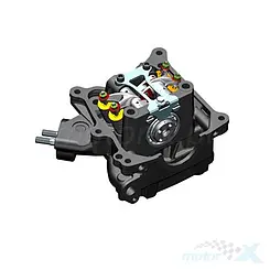 Głowica cylindra kompletna, pod ECU MSE8.0, czarny mat, Zontes 125C