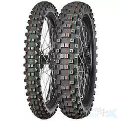 Opona motocyklowa offroad Mitas 90/100-21 TERRA FORCE-MX MH 57M (CZERWONO-ZIELONY PASEK) TT przód