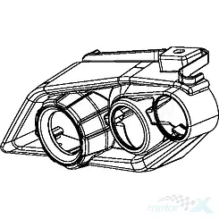 Obudowa lampy przedniej lewa Kymco Maxxer 300