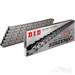 Łańcuch napędowy 525ZVMX2, X-Ringowy, do 1300ccm, otwarty z zakuwką, DID [grupa]