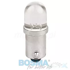 Żarówka BA9S LED 12V czerwona Bosma blister