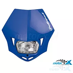 Lampa przednia, reflektor, niebieski YAM 98, Polisport MMX