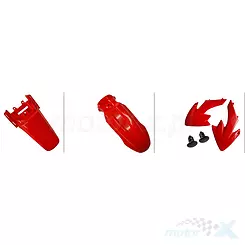 Zestaw osłon nadwozia kolor OEM  UFO Plast Honda CRF 50 04-