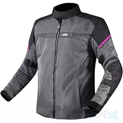 Kurtka motocyklowa damska, wiosna, lato, wodoodporna, LS2 Riva Lady Czarno-Szara