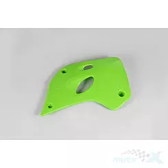 Osłony chłodnicy zielone UFO Plast Kawasaki KX 80 91-97