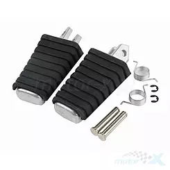 Podnóżki kierowcy komplet Biketek BTFR039