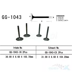 Zawór wydechowy Vesrah GG-1043-EX
