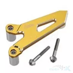 Osłona zębatki przedniej, złota, Accel FSC05G, Suzuki / Yamaha