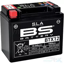 Akumulator bezobsługowy BS Battery BTX12 (YTX12-BS) 12V 10Ah 150x87x130mm 180CCA