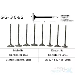 Zawór wydechowy Vesrah GG-3042-EX