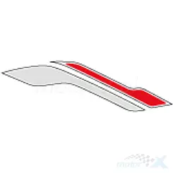 Naklejka zbiornika paliwa prawa Benelli TRK 702 Pearl White