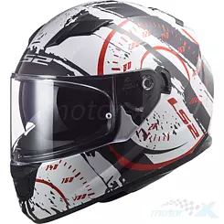 Kask integralny LS2 FF320 Stream Evo Tacho White Black Red