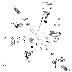 Łącznik lampy przedniej NIU KQI 3 PRO / SPORT