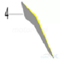 Naklejka prawa górna Keeway RKF 125 05522U32BC00
