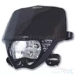 Lampa uniwersalna przednia, czarna, UFO Plast CRUISER PF01707001