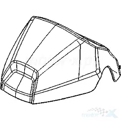 Osłona kierownicy przednia U4R Kymco MXU 300
