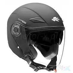Kask otwarty Jet Kappa KV22 Floryda z blendą czarny mat
