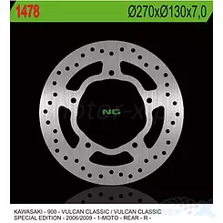 Tarcza hamulcowa NG 1478