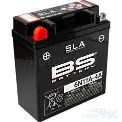 Akumulator bezobsługowy BS Battery 6N11A-4A, 6V 11Ah 121x58x130 90CCA