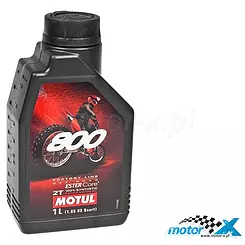 Olej 2T Motul 800 Factory Line Off Road wyłącznie do mieszanki syntetyczny 1L