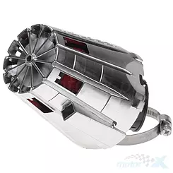 Filtr powietrza stożkowy Malossi E5 Box, chrom, 30°, 38 mm