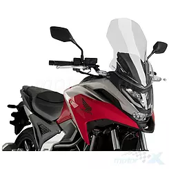 Szyba czołowa, transparentna, Puig 20752W Touring, Honda NC 750 X