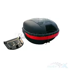 Kufer centralny, 25L, czarny, Junak 0998C