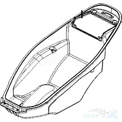 Schowek pod siedzeniem Kymco Agility R16 125