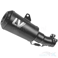 Końcówka wydechu, tłumik, LeoVince LV-10 Full Black, Honda CB 1000 R Neo Sports Cafe Euro4-5 18-23 (E)