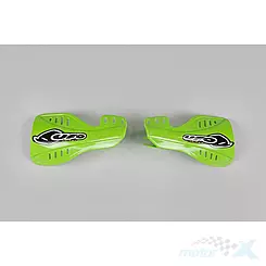 Osłony dłoni zielone UFO Plast Kawasaki KX 125 / 250 04-08