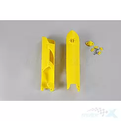 Osłony amortyzatorów żółte UFO Plast Husqvarna TC / TX / FC / TE 14-15