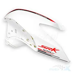 Osłona zbiornika tylna prawa, biała 005Z, QJMotor SRK 125 S