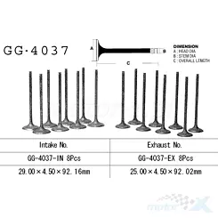Zawór wydechowy Vesrah GG-4037-EX