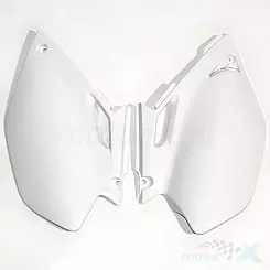 Osłony boczne białe UFO Plast Yamaha YZF 250 / 450 03-05