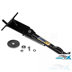 Nóżka boczna IGM, czarna, lewa strona, Aprilia SR 2000- / Ditech... (silnik Morini)