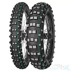 Opona motocyklowa offroad Mitas 140/80-18 TERRA FORCE-EF SUPER LIGHT 70R TT (ZIELONY PASEK) tył