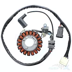 Stator iskrownik, stojan alternatora, uzwojenie alternatora, Electrosport APRILIA ATLANTIC 300, PIAGGIO 125/300 BEVERLY / MP3, VESPA GTS 125/300