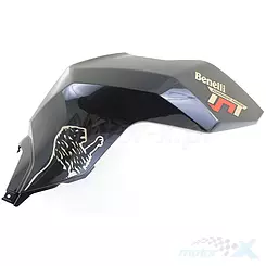 Osłona zbiornika paliwa prawa, grafitowa, naklejka Tornado Naked Benelli TNT 125 Euro 4