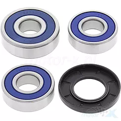 Łożyska koła tylnego z uszczelniaczem, All Balls 25-1422, Honda CRF 150/230F / Yamaha T-MAX 500 / XVS1100